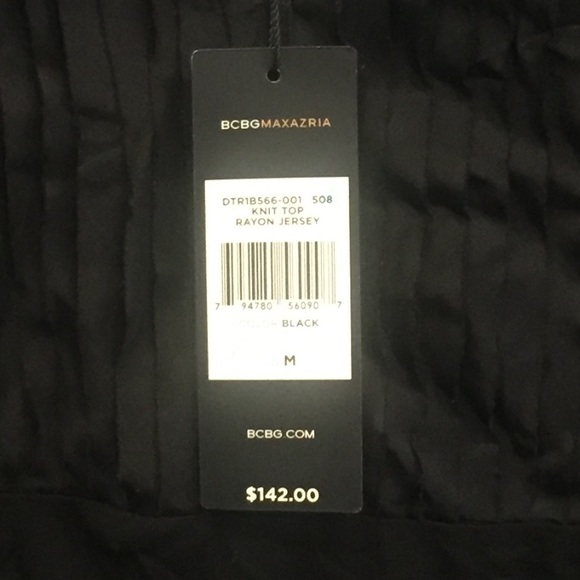 BCBG Black Top - Picture 2 of 2